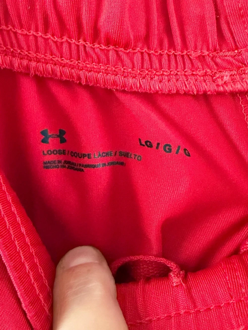 Under Armour Men’s Basketball Shorts | Size Large | Red & Black | Excellent Cond